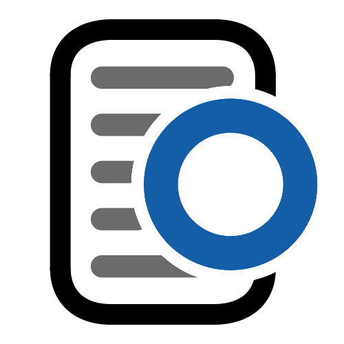 symbol for document serach